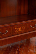 Load image into Gallery viewer, Vintage English Mahogany Waterfall Bookcase
