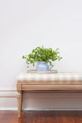 Load image into Gallery viewer, Baker Check Upholstered Bench
