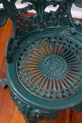 Load image into Gallery viewer, Vintage Cast Aluminum Dark Green Chairs (PAIR)
