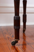 Load image into Gallery viewer, Antique English Card Table on Casters
