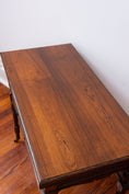 Load image into Gallery viewer, Antique English Card Table on Casters
