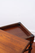 Load image into Gallery viewer, Antique English Card Table on Casters
