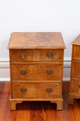 Load image into Gallery viewer, English Burl Walnut Bedside Chests (PAIR)

