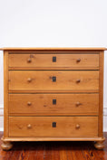 Load image into Gallery viewer, 19th Century European Pine 4-Drawer Chest
