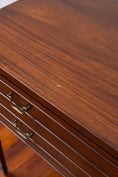 Load image into Gallery viewer, Antique Mahogany 2 Drawer Console / Server With Spade Feet

