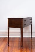 Load image into Gallery viewer, Antique Mahogany 2 Drawer Console / Server With Spade Feet
