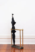 Load image into Gallery viewer, Antique English Victorian Brass Umbrella Stand
