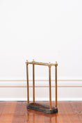 Load image into Gallery viewer, Antique English Victorian Brass Umbrella Stand
