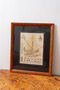 Load image into Gallery viewer, Vintage Boat Prints With Navy Mats (PAIR)
