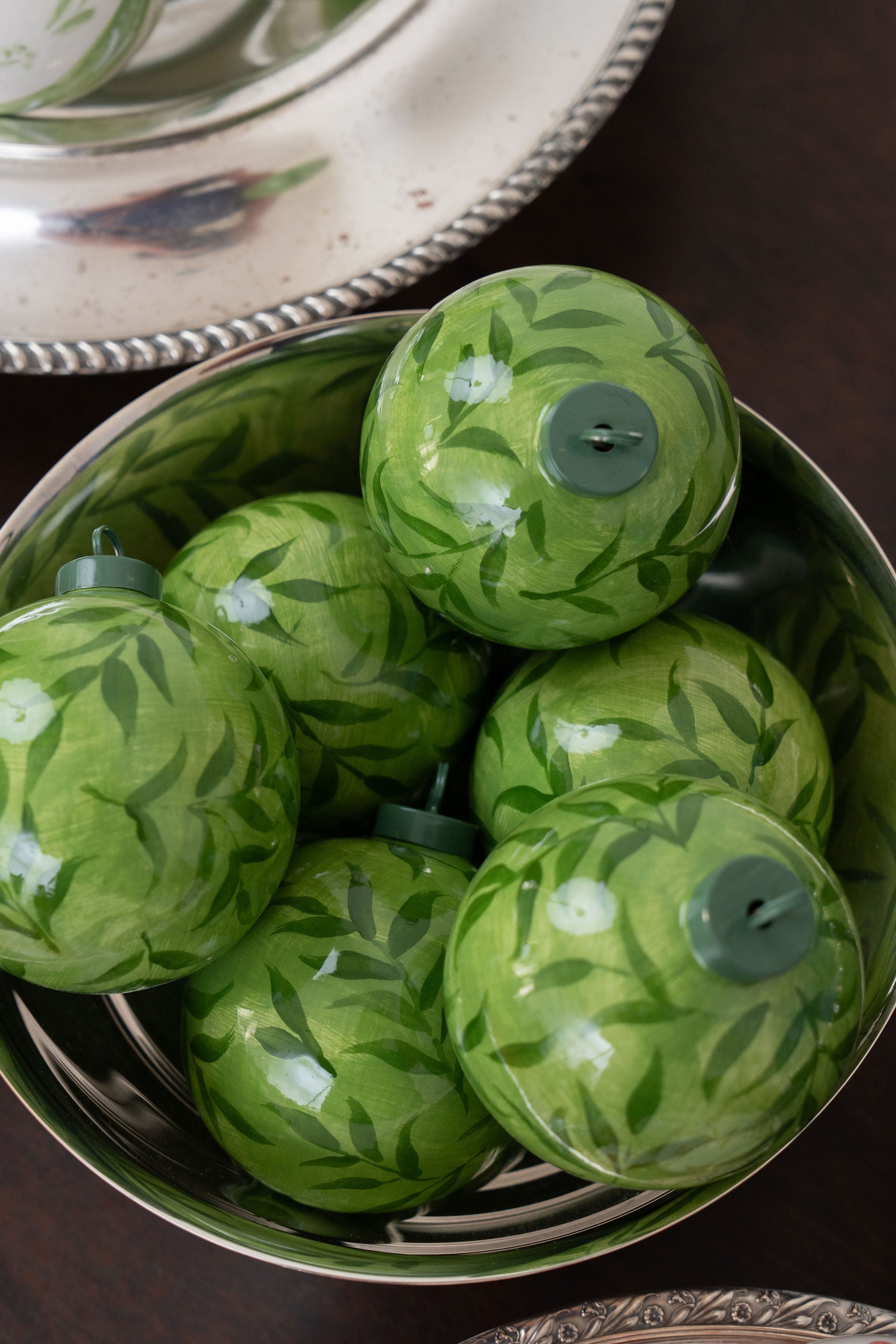 Holiday Bulb | FOUND Exclusive | Bespoke Green Leaves