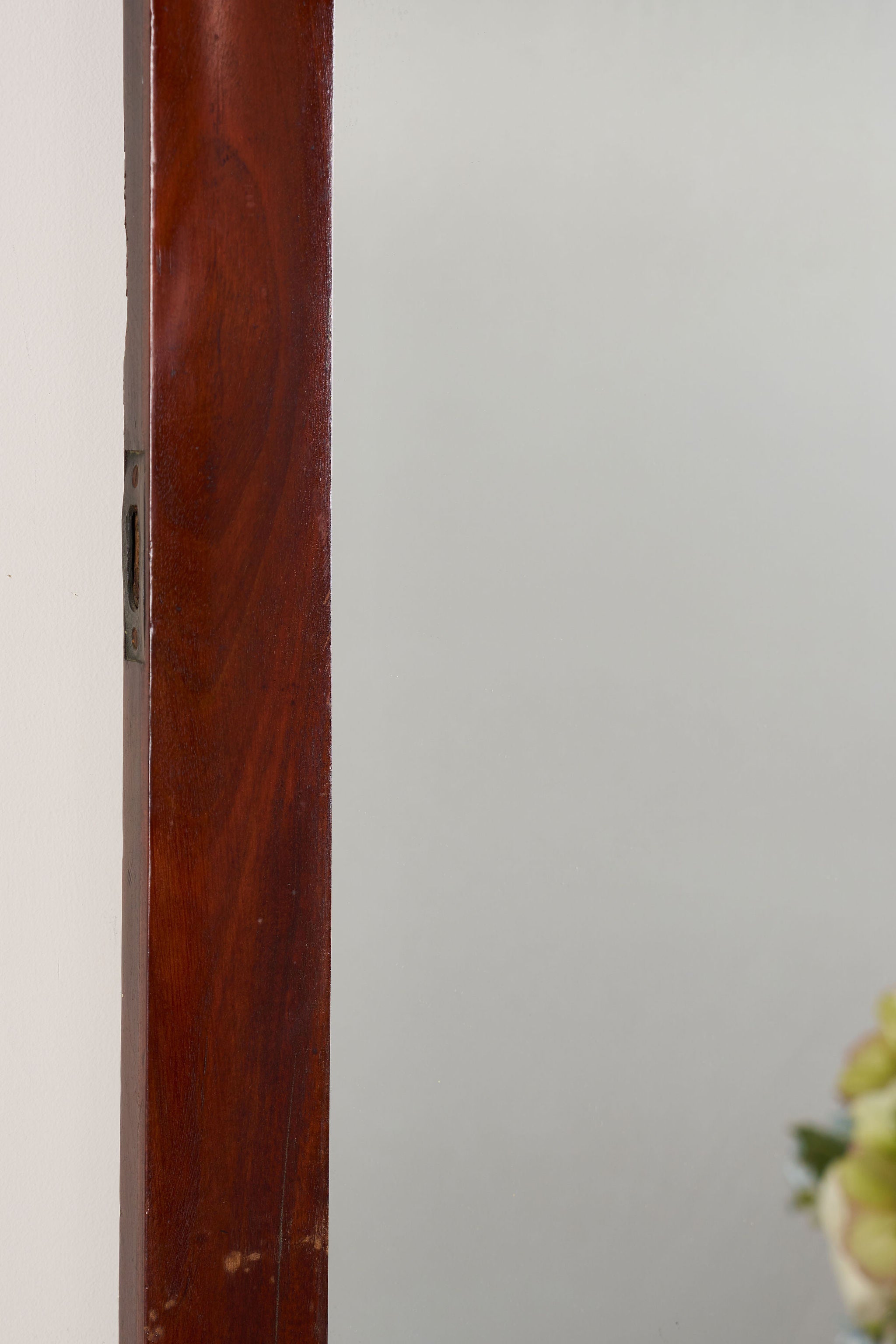 Vintage Arched Wooden Mirror