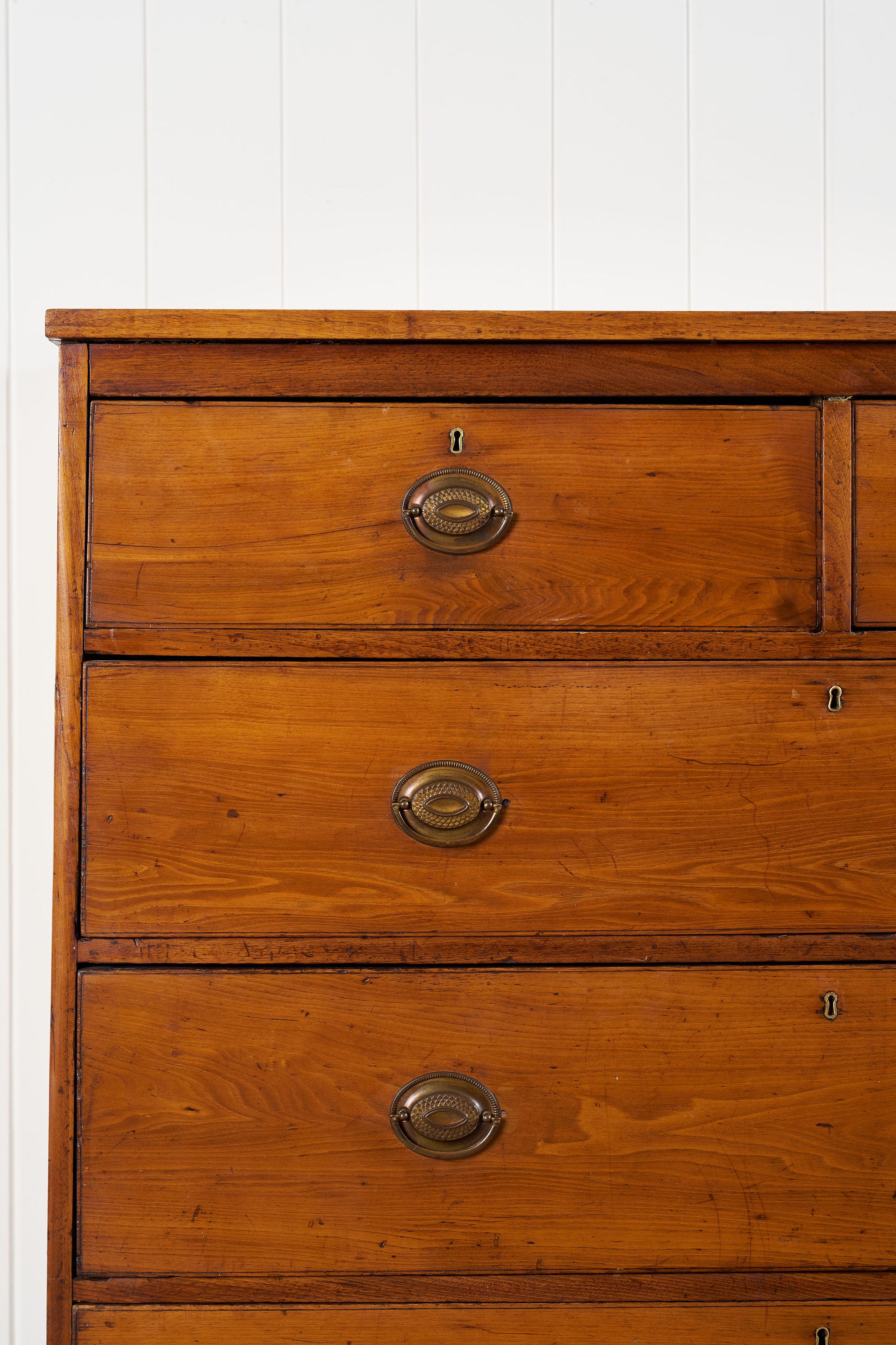 19th Century Federal Chest with Scallop Apron