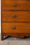 Load image into Gallery viewer, 19th Century Federal Chest with Scallop Apron
