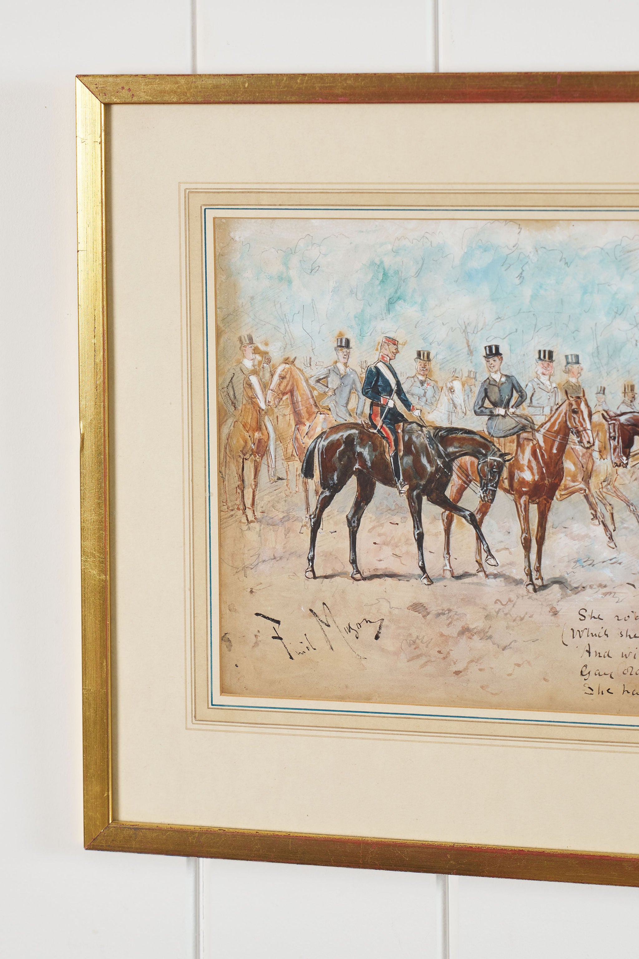 PAIR of Original Watercolor Paintings by Accomplished British Artist Finch Mason (1850-1915) | Signed