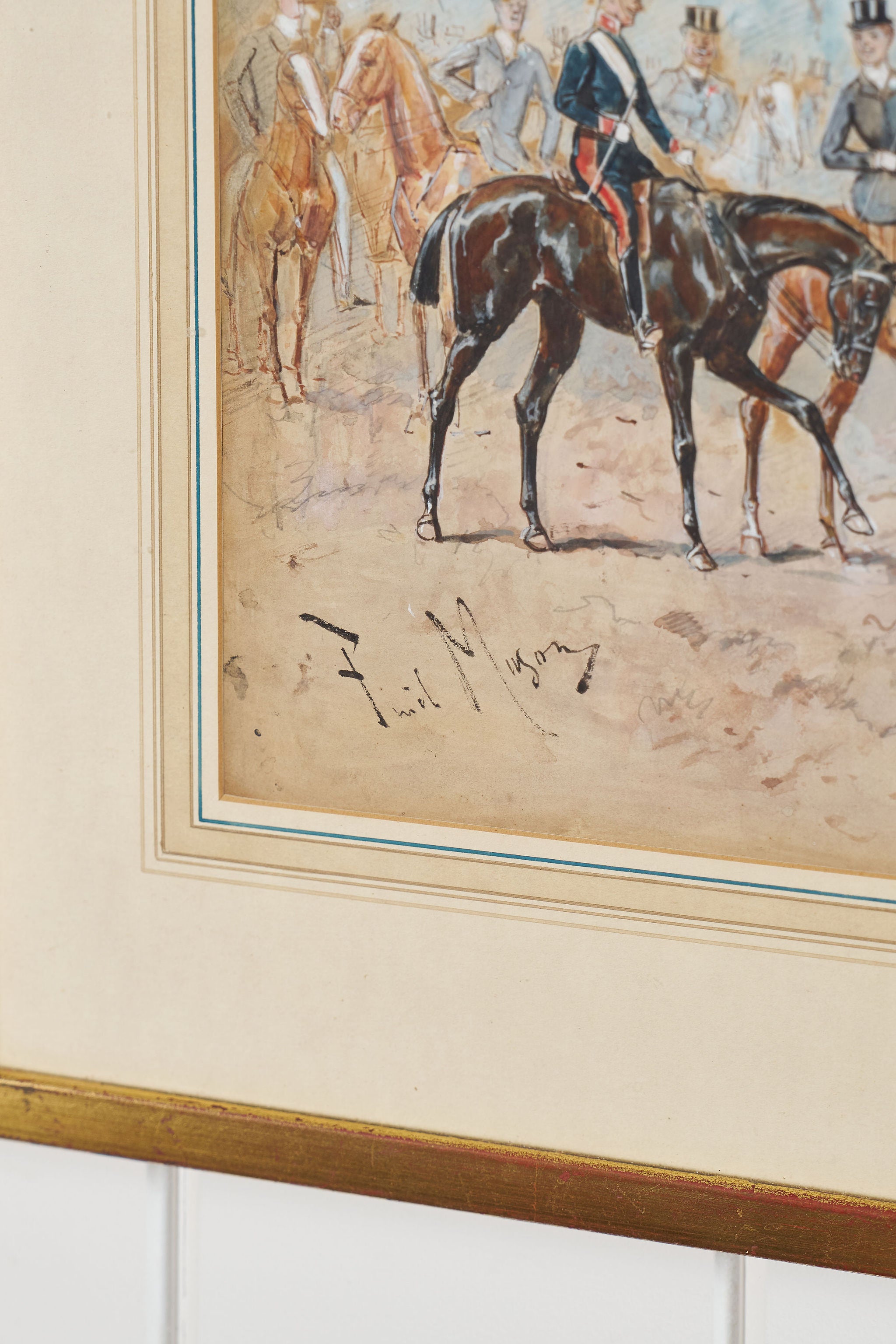 PAIR of Original Watercolor Paintings by Accomplished British Artist Finch Mason (1850-1915) | Signed