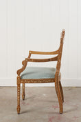 Load image into Gallery viewer, Anglo-Indian Teak Bone Inlay Chippendale Armchair
