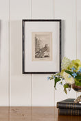 Load image into Gallery viewer, 18th Century Copper Plated Bird Engraving by Buffon in Custom Faux Bamboo Frame (c. 1790)
