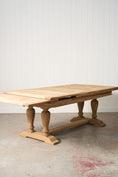 Load image into Gallery viewer, Bleached French Oak Parquetry Dining Table (c. 1900)
