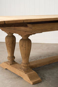 Load image into Gallery viewer, Bleached French Oak Parquetry Dining Table (c. 1900)
