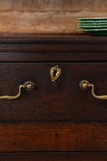Load image into Gallery viewer, 18th Century Oak Buffet + Plate Rack with Scalloped Detailing (c. 1770)
