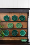 Load image into Gallery viewer, 18th Century Oak Buffet + Plate Rack with Scalloped Detailing (c. 1770)
