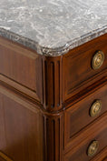 Load image into Gallery viewer, 19th Century Louis XVI Style Marble Top Commode
