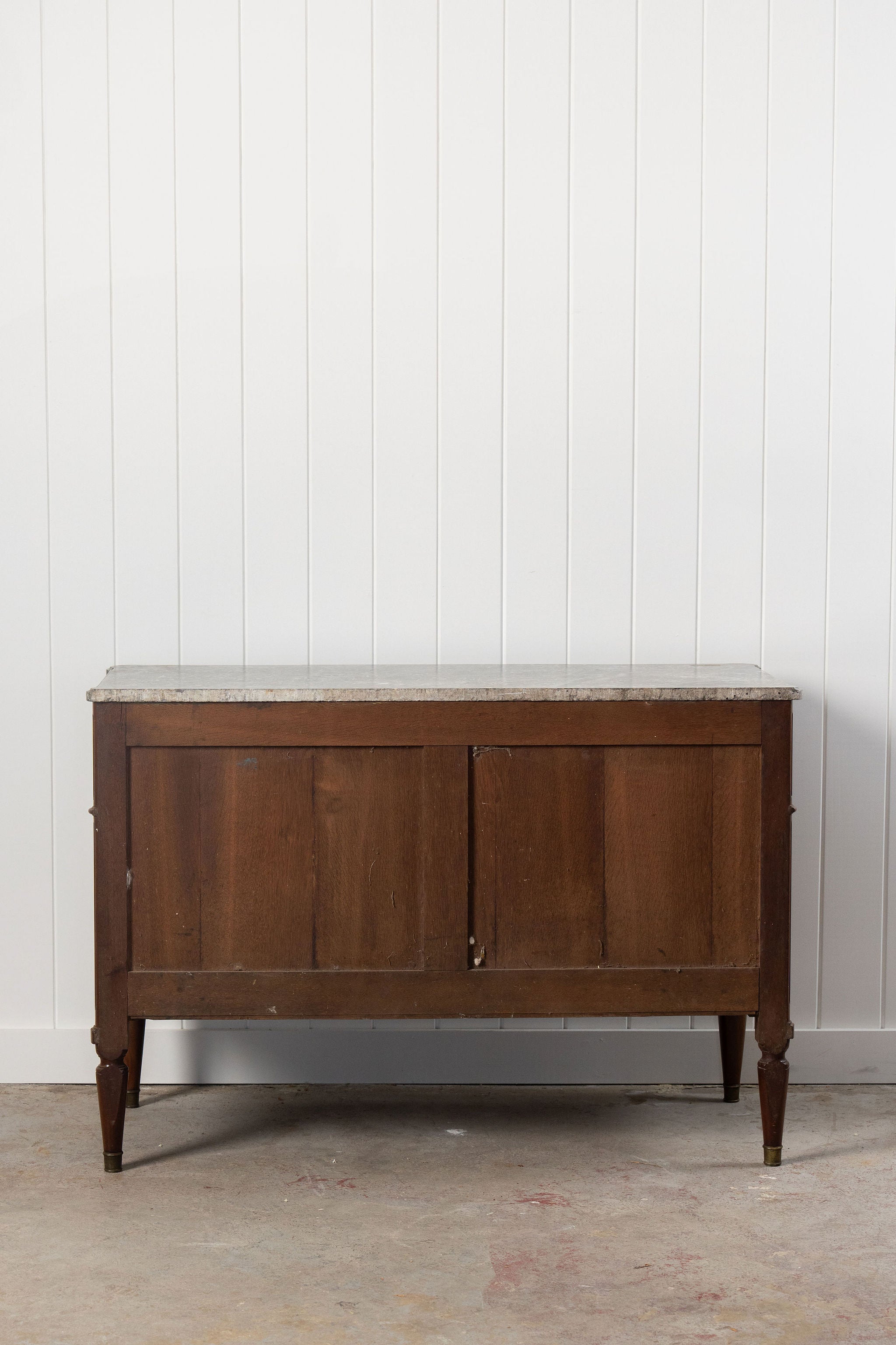 19th Century Louis XVI Style Marble Top Commode