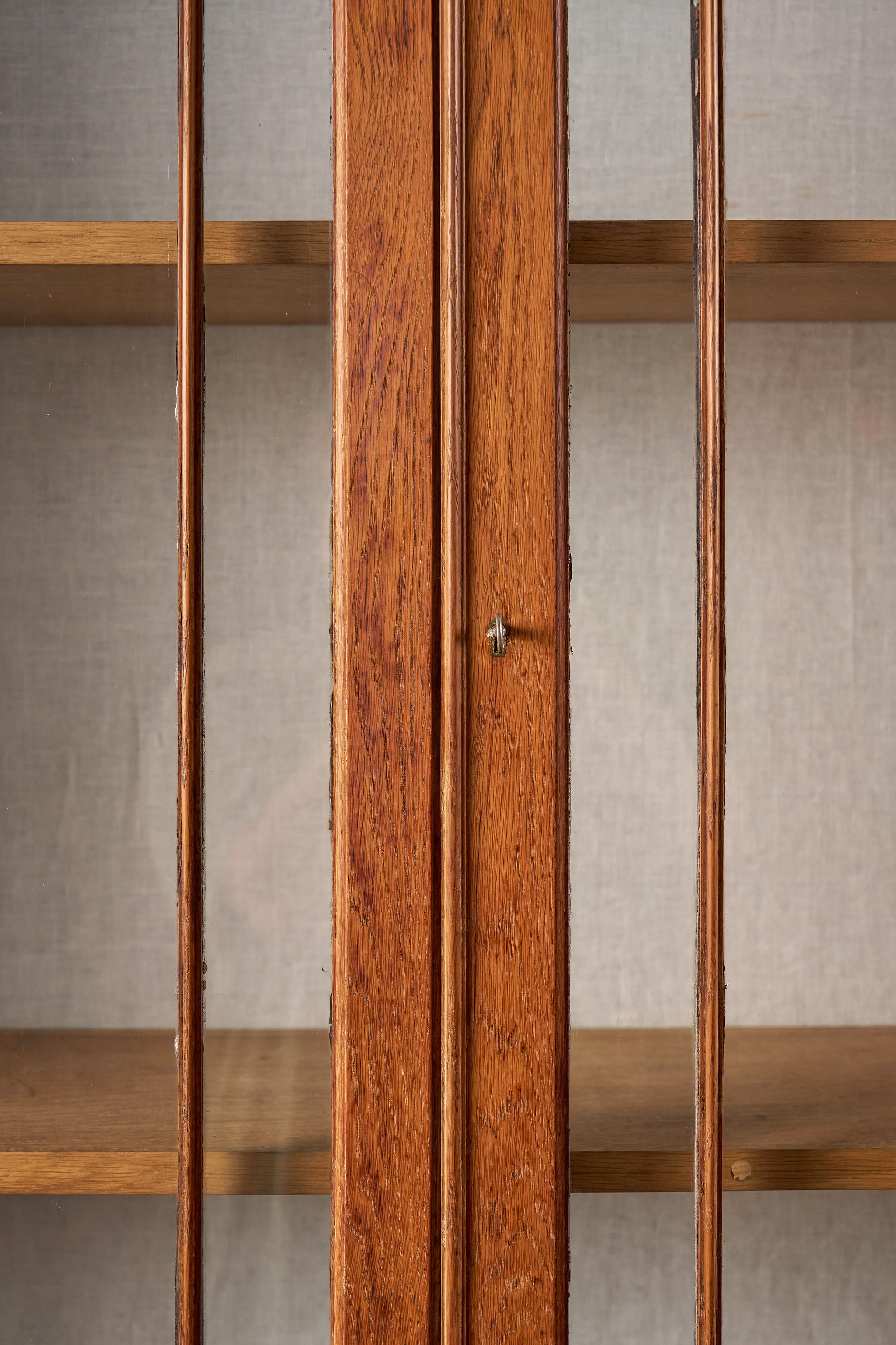 Large Victorian Oak Library Bookcase