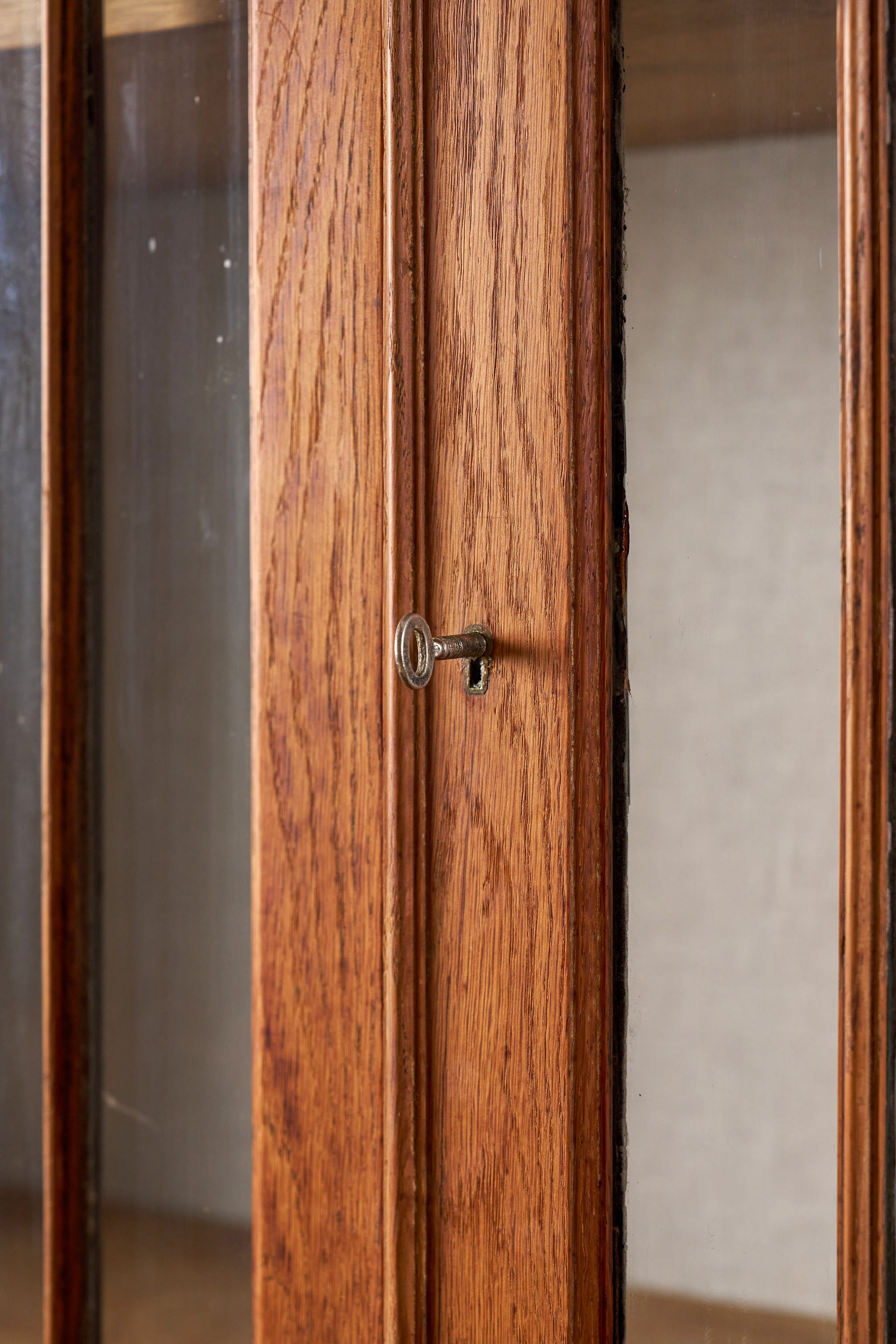 Large Victorian Oak Library Bookcase