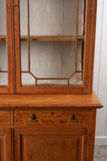 Load image into Gallery viewer, Large Victorian Oak Library Bookcase
