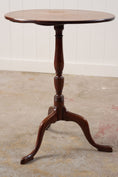 Load image into Gallery viewer, George III Mahogany Round Tilt Top Wine Table
