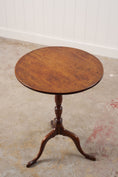 Load image into Gallery viewer, George III Mahogany Round Tilt Top Wine Table
