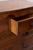Load image into Gallery viewer, 19th Century Walnut Bow Front Chest with Fluted Sides
