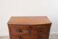 Load image into Gallery viewer, 19th Century Walnut Bow Front Chest with Fluted Sides
