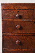 Load image into Gallery viewer, 19th Century Walnut Bow Front Chest on Tulip Feet
