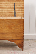 Load image into Gallery viewer, Elm Wood Blanket Chest with Notched Edge
