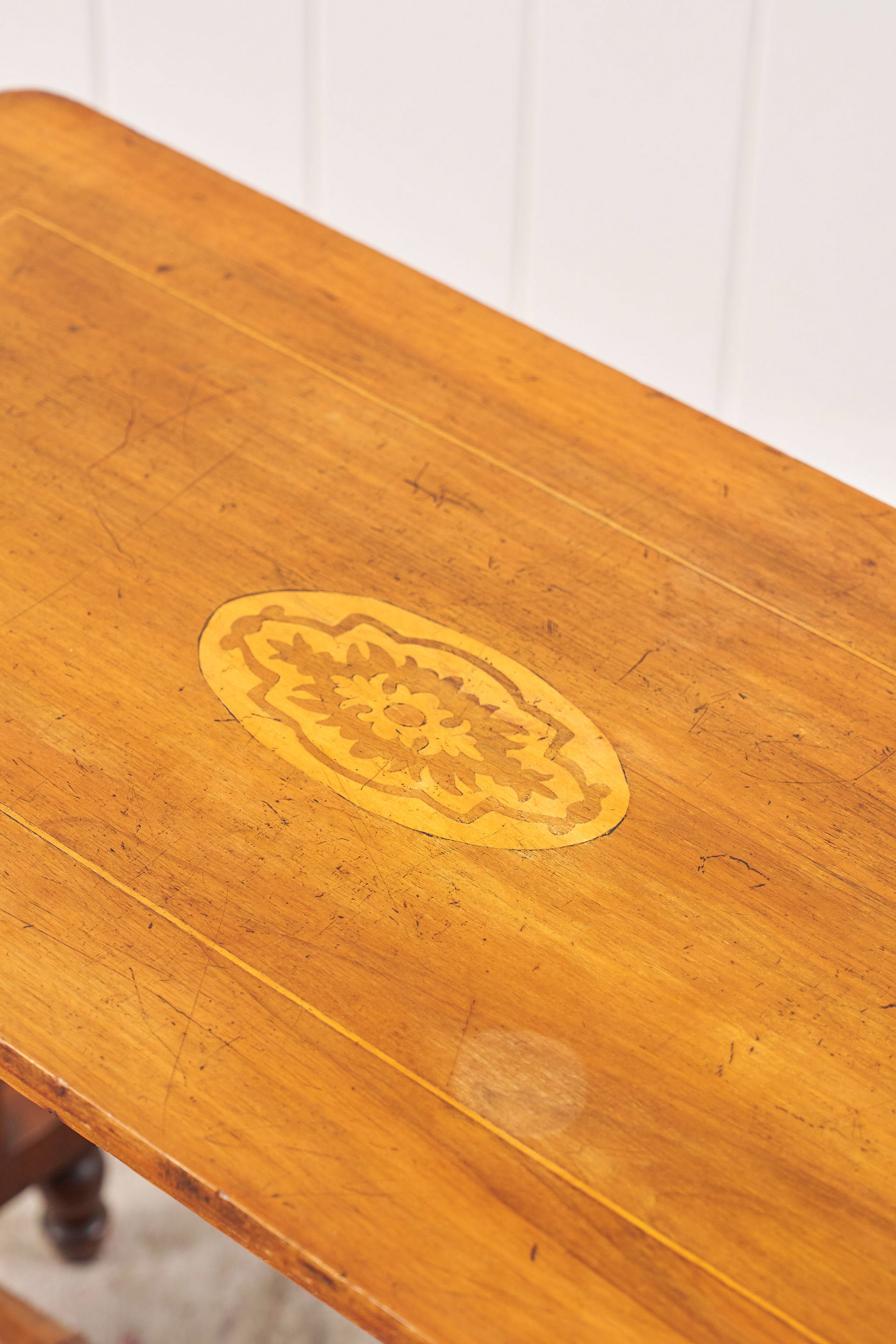 Victorian 19th Century Mahogany Writing Table / Console