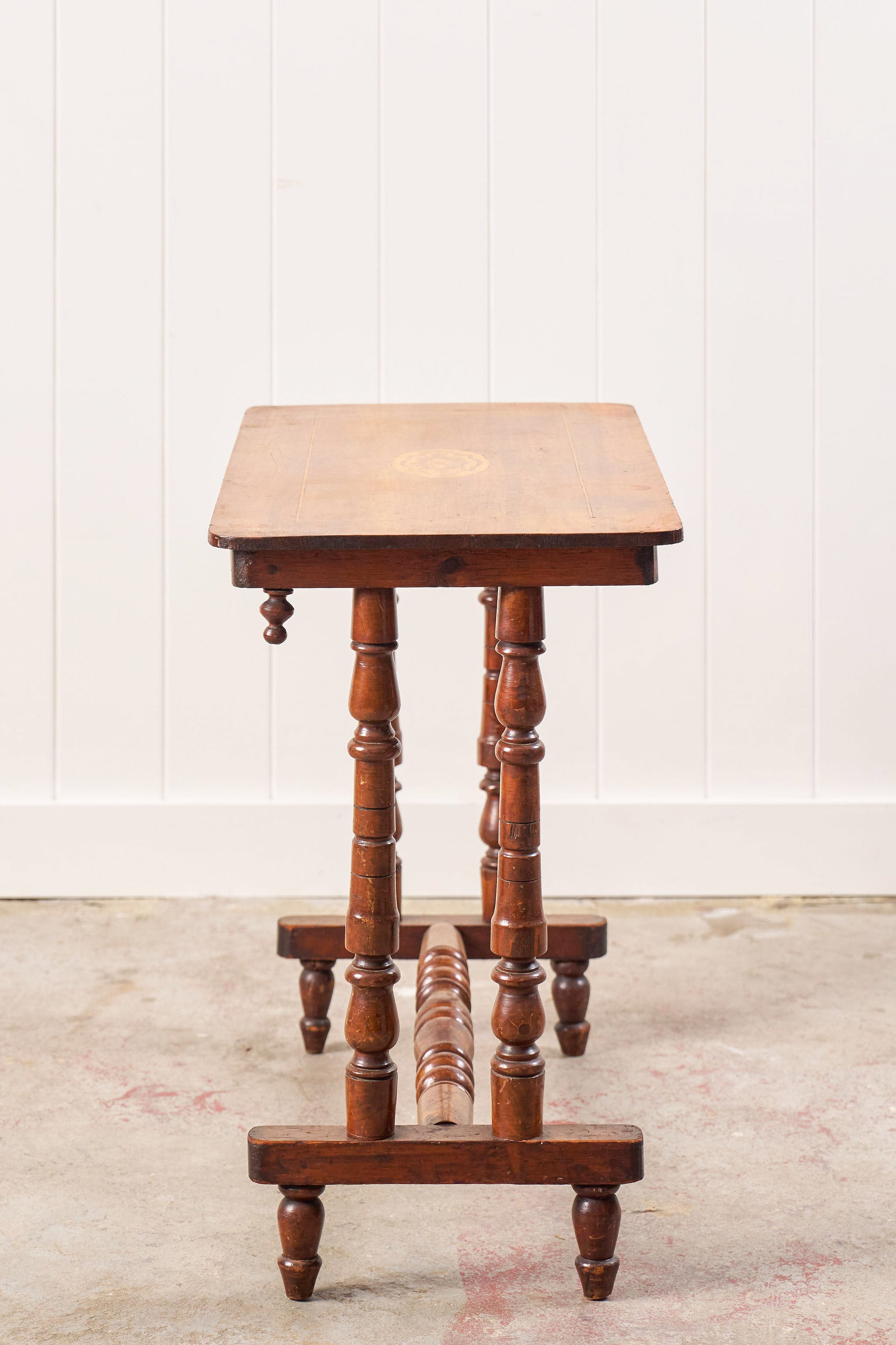 Victorian 19th Century Mahogany Writing Table / Console