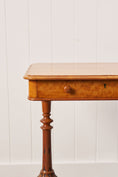 Load image into Gallery viewer, Victorian 2-Drawer Satinwood Desk (c. 1860)
