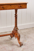 Load image into Gallery viewer, Victorian 2-Drawer Satinwood Desk (c. 1860)
