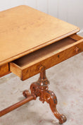 Load image into Gallery viewer, Victorian 2-Drawer Satinwood Desk (c. 1860)
