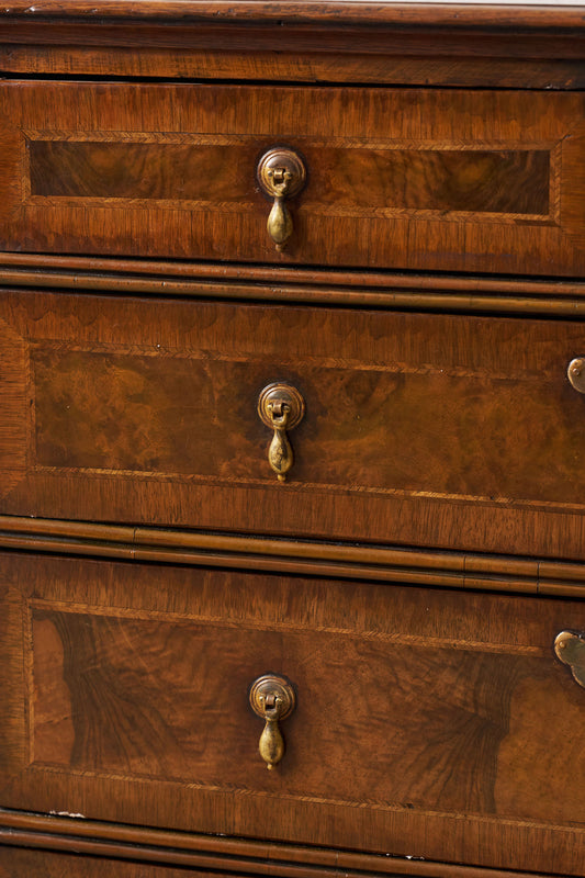 William & Mary Burl Walnut Chest (c. 1690)