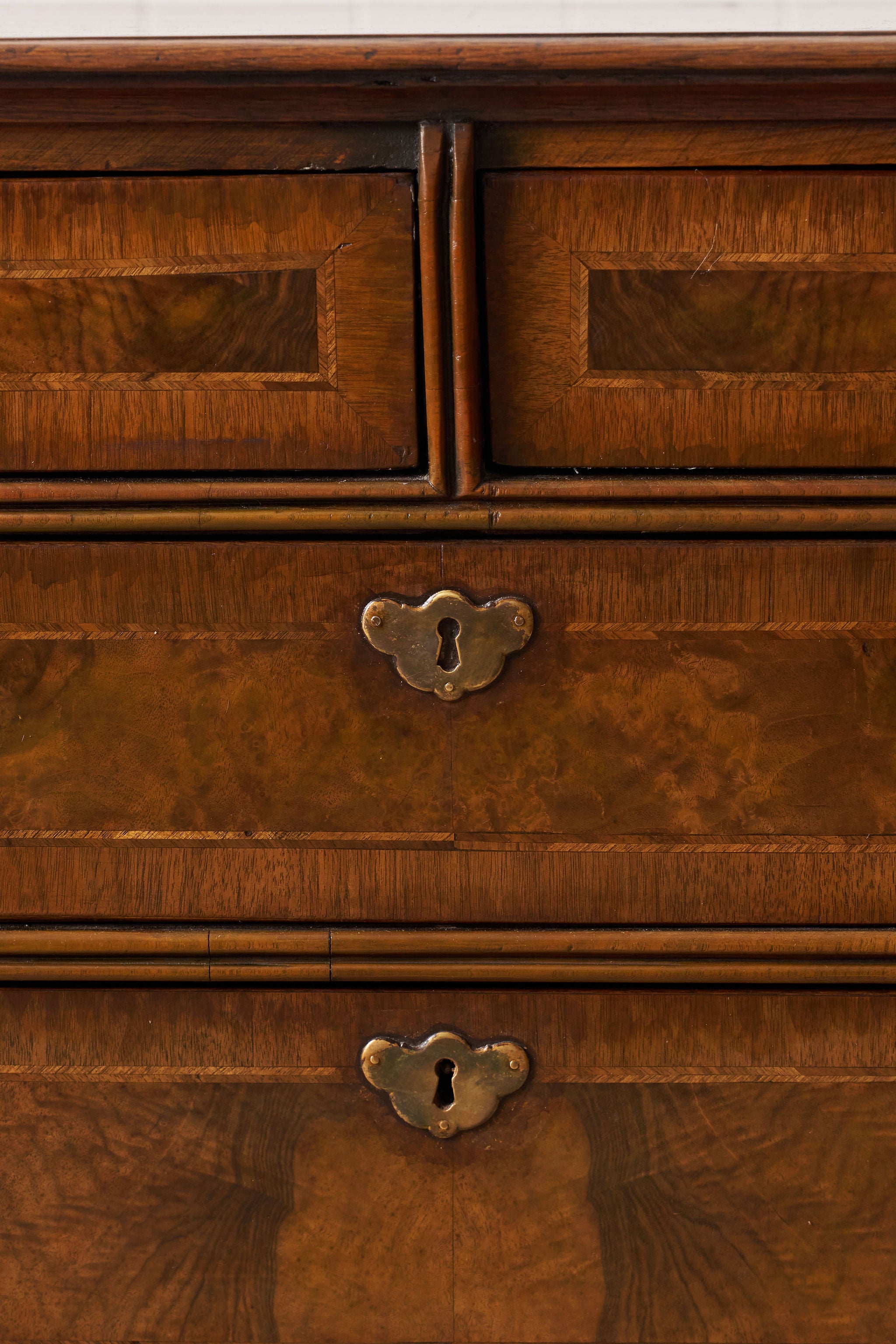 William & Mary Burl Walnut Chest (c. 1690)