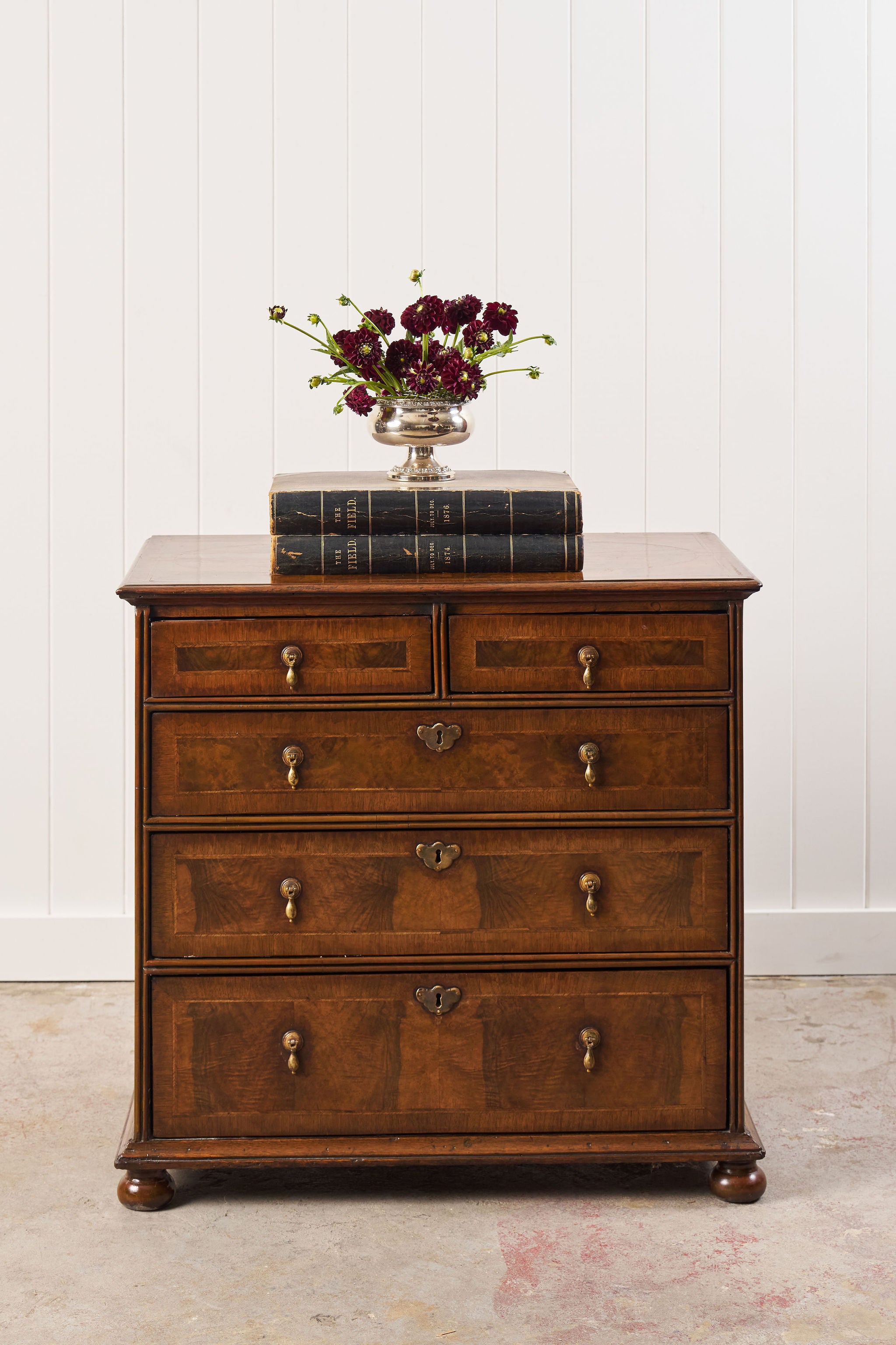 William & Mary Burl Walnut Chest (c. 1690)