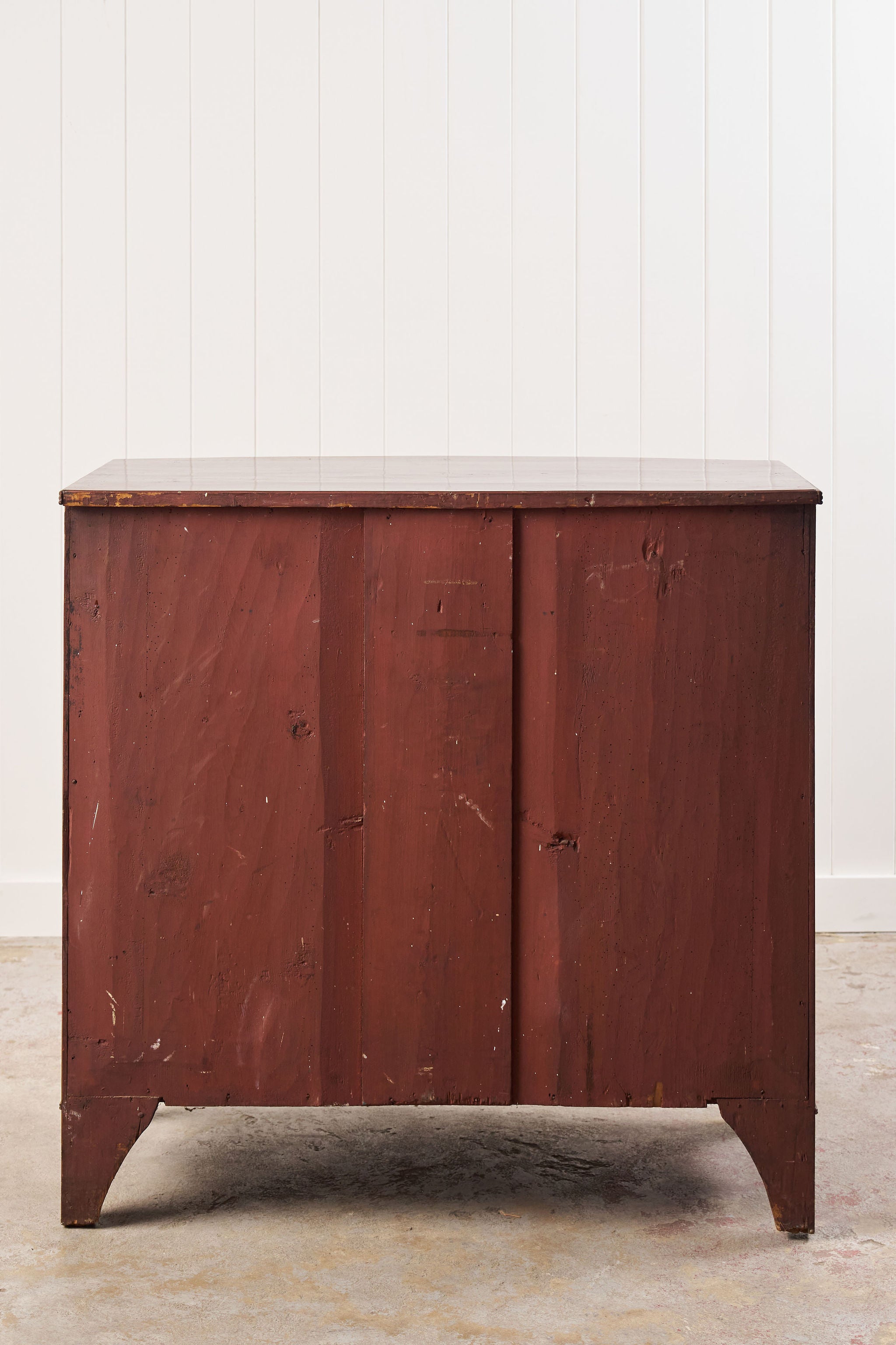 19th Century, George III, Mahogany Bow Front Chest