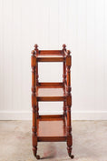 Load image into Gallery viewer, 19th Century Mahogany Trolley/Server on Castors
