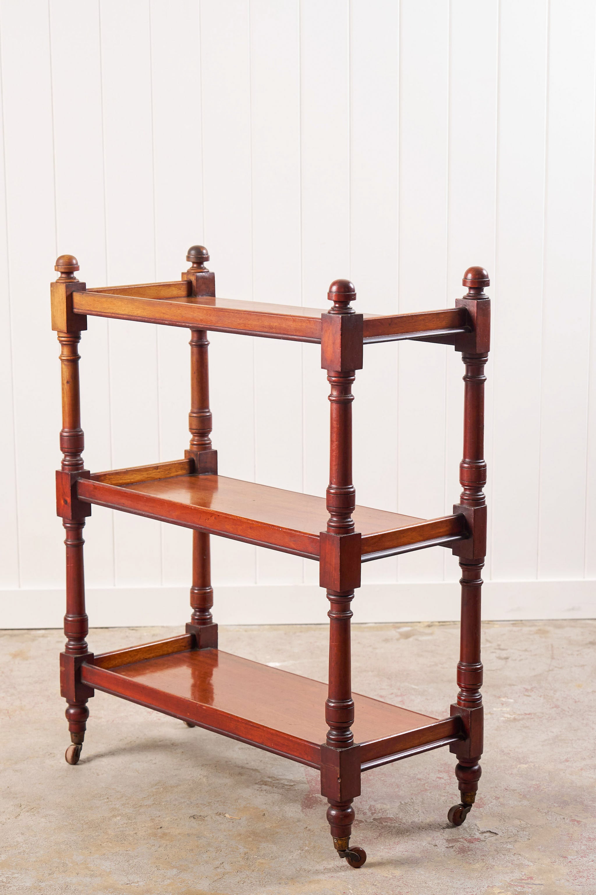 19th Century Mahogany Trolley/Server on Castors