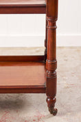 Load image into Gallery viewer, 19th Century Mahogany Trolley/Server on Castors
