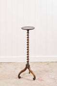 Load image into Gallery viewer, English Oak Barley Twist Stand
