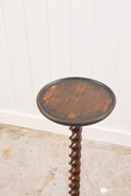 Load image into Gallery viewer, English Oak Barley Twist Stand
